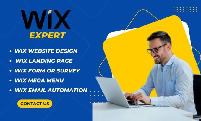 Create wix website wix landing page wix mega menu wix form and wix
