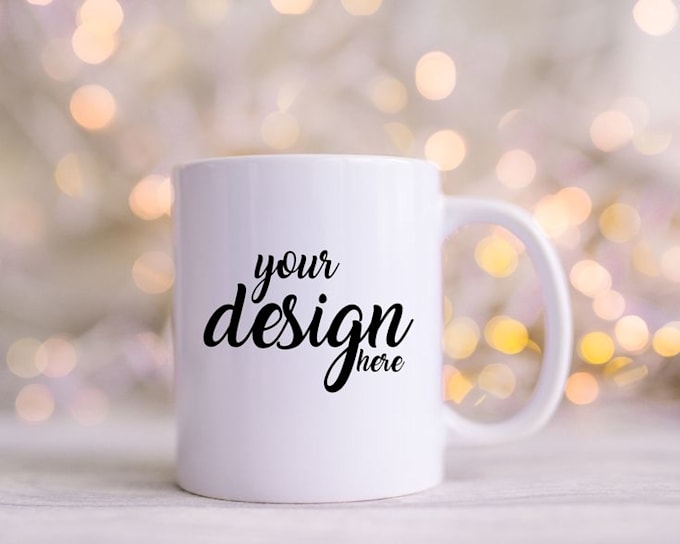 Create custom coffee mug design by Fatimaallahdita Fiverr