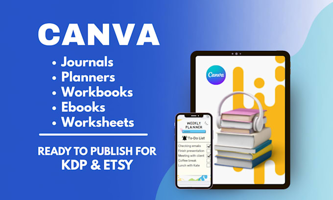 create workbooks ebooks worksheets template planners journals on canva