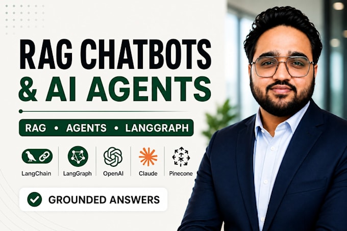 build rag chatbot, custom ai agent and multi agent system on your data