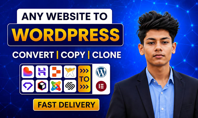 design, duplicate, copy, clone redesign wordpress website using elementor