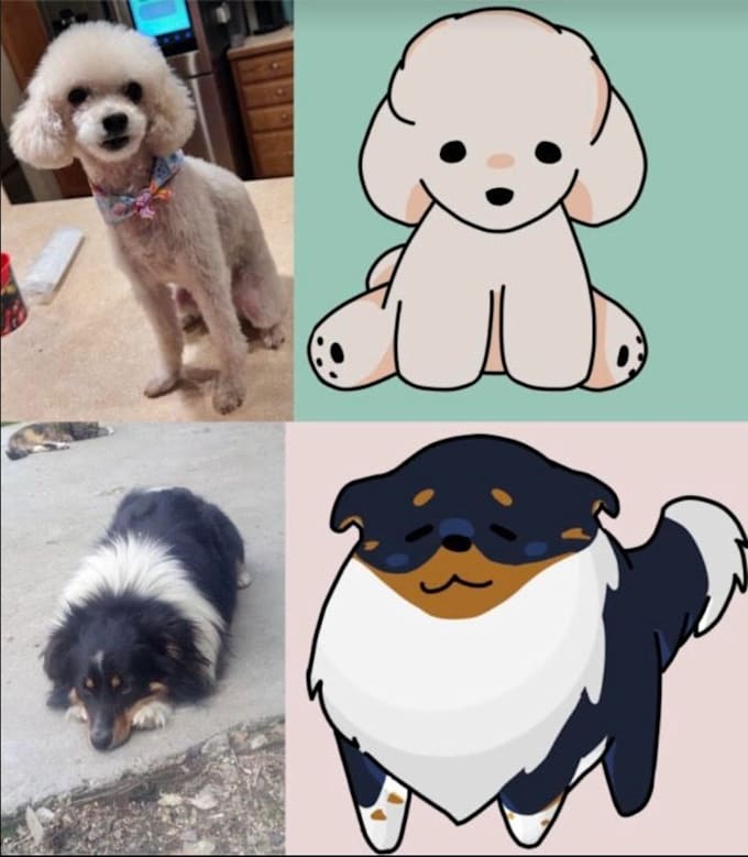 draw your dog in a chibi style