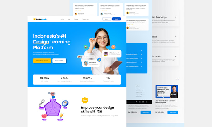 design a professional figma website UI UX for your business