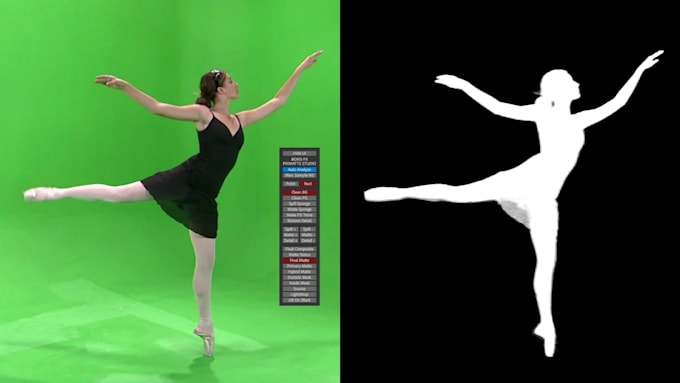 remove background green screen, chroma key from videos