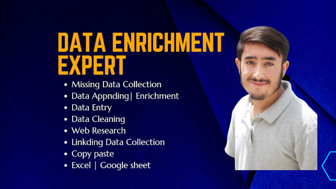 data enrichment, appending, data entry missing data collection, linkedin