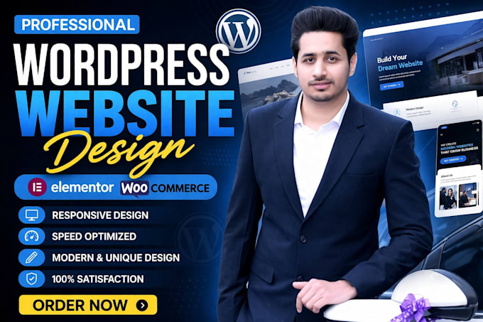 do wordpress website development or design, redesign wordpress website