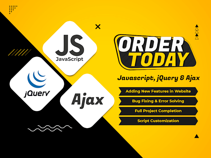develop javascript, jquery, and ajax application