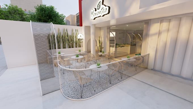design the interior of your cafe or resto