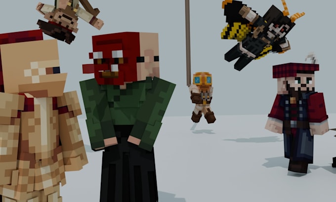 create custom model minecraft skins for figura mod
