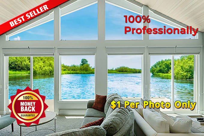 edit real estate photos professionally within 12 hours