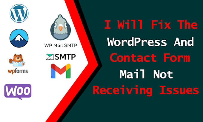 setup SMTP spam mail, bug fixing contact form mail issue