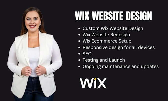 develop wix website design and wix website redesign