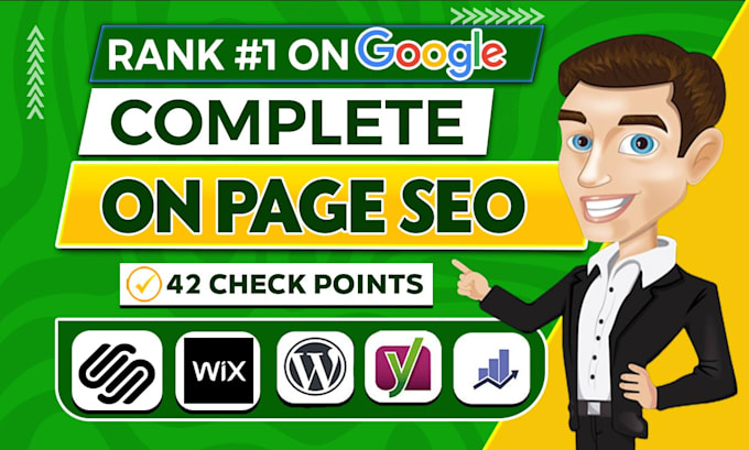 Optimize website onpage technical seo service wordpress shopify wix ...