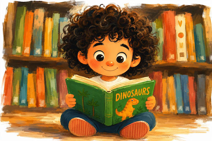 illustrate children story book illustration, children story, book illustrations
