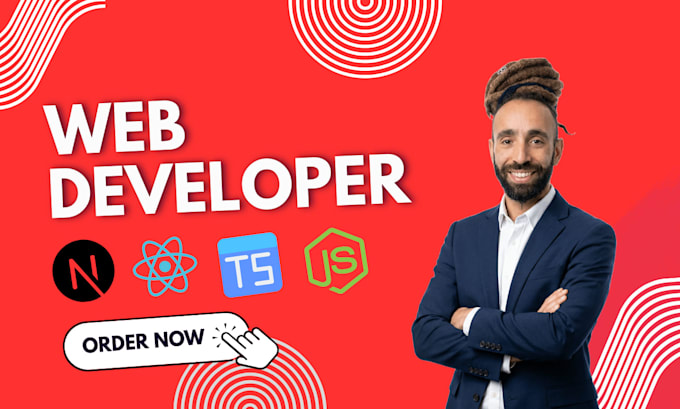 be web developer react, next js and node expert