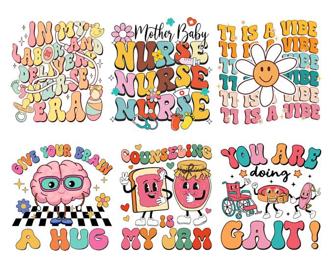 create retro groovy vintage hippie 70s 80s tshirt design