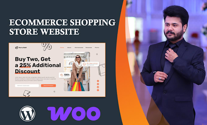 create ecommerce shopping store wordpress website