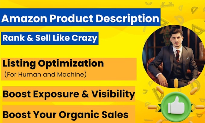 write SEO amazon listing product description, backend, rank on page 1