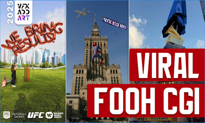 do cgi, vfx, ai for your fooh marketing campaign