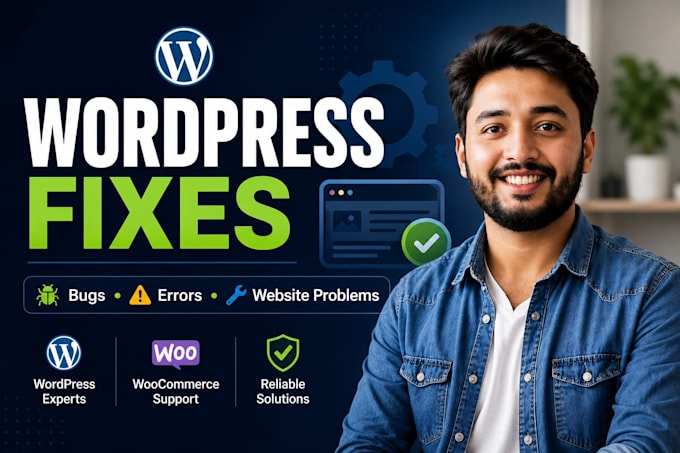fix wordpress issues, errors and website problems