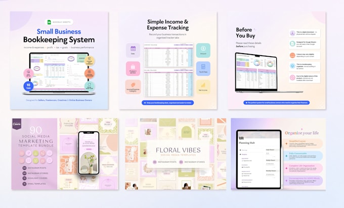 create listing images, mockups and thumbnails for your etsy shop