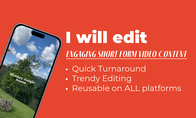 edit short form video content for you