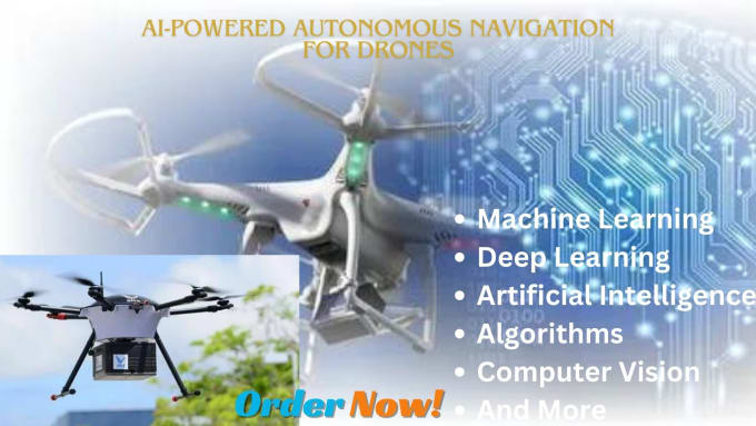 I will develop an ai algorithms for autonomous navigation in drones