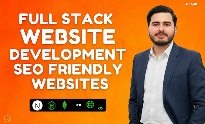 do website development as full stack web developer, front end, backend developer