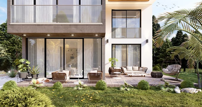 create sketchup 3d model, floor plans, high quality renders