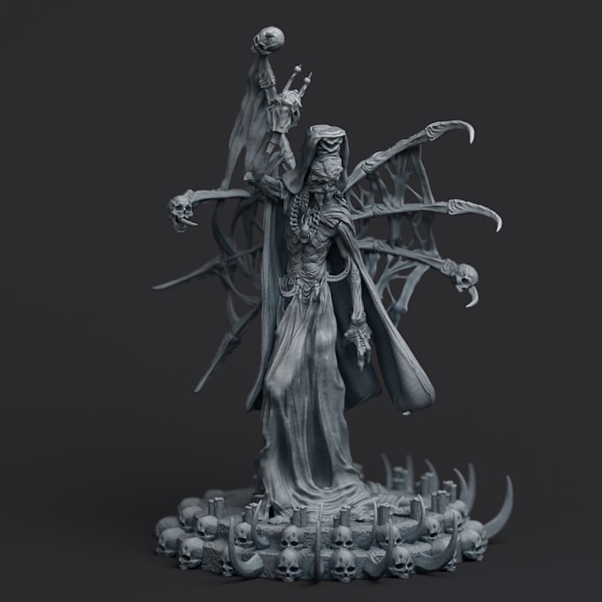 3d model miniatures for 3d printing and injection moulding