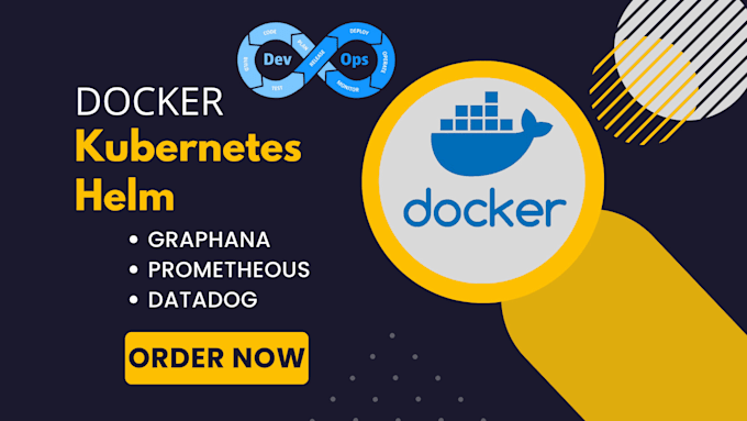 be docker, kubernetes, graphana, datadog and devops engineer