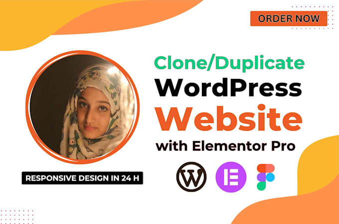 design landing pages wordpress website development, clone with elementor pro