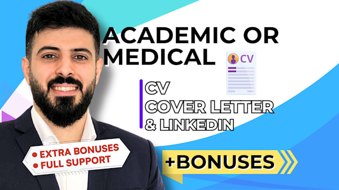 write a pro CV curriculum vitae resume for medical science academic research