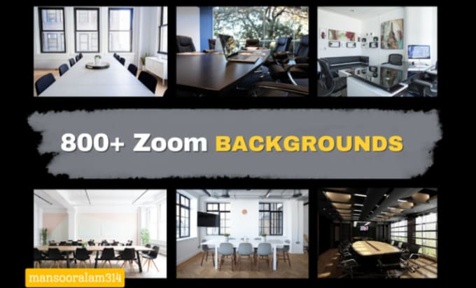 Create zoom virtual backgrounds with your logo by Mansooralam314 | Fiverr