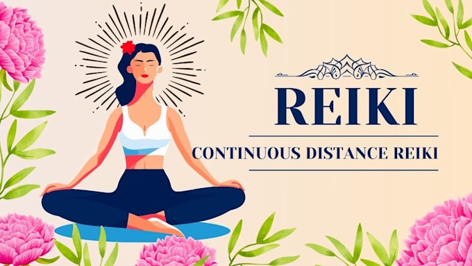 send continuous distance reiki healing for a week