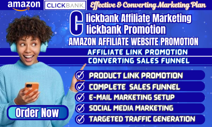 I will supercharge clickbank affiliate marketing sales, amazon website promotion supercharge clickbank affiliate marketing sales, amazon website promotion