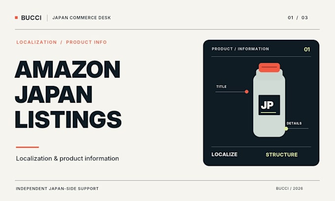 localize your amazon japan listing and organize product information