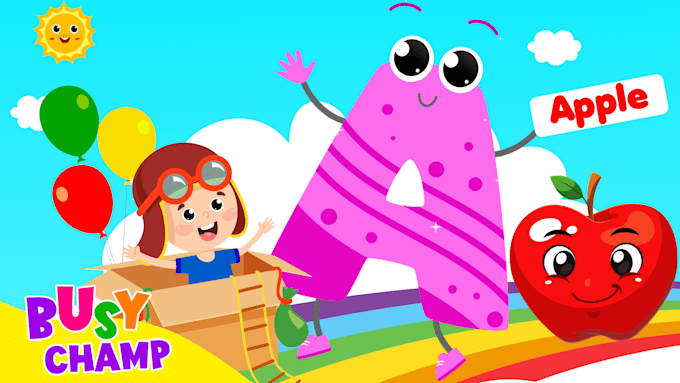 create fun and engaging kids learning videos