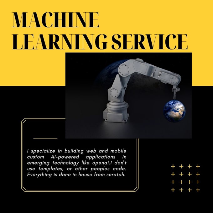 provide data science and machine learning services