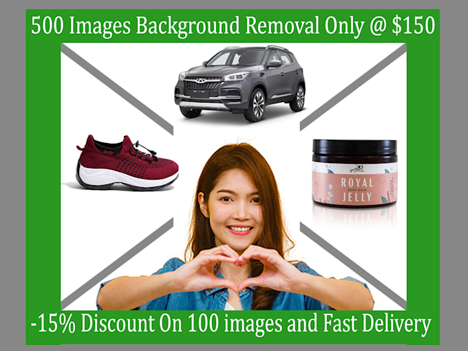 Cut out 25 images removing background in photoshop by pro photoedit