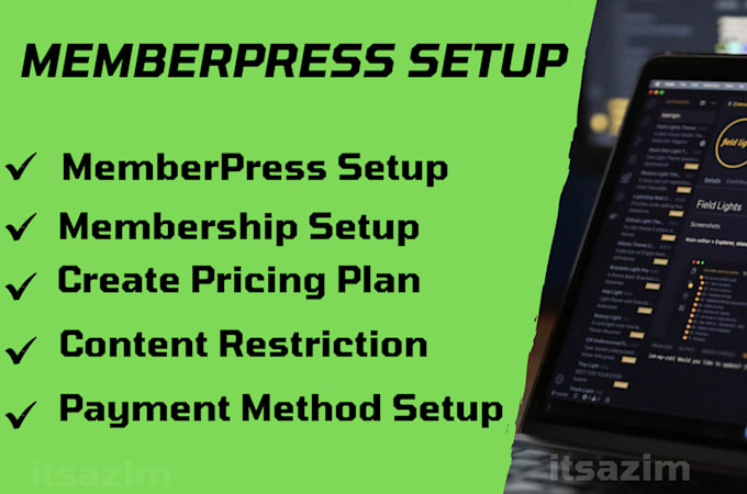 setup memberpress for your wordpress website
