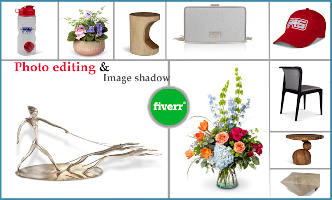 do product photo, images editing, cutout, reflection and shadow