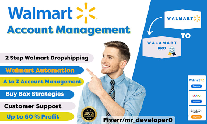 maximize profit, walmart seller dropshipping, account management automation