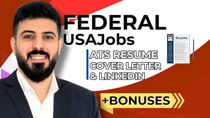 Write a professional federal resume for usajobs or us government by ...