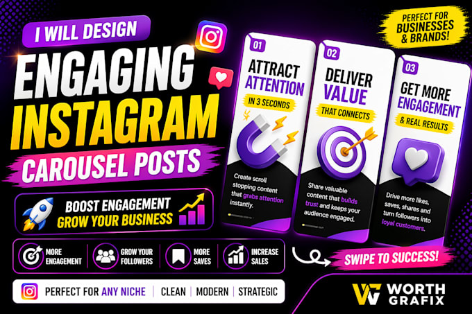 design viral instagram carousel posts to boost engagement