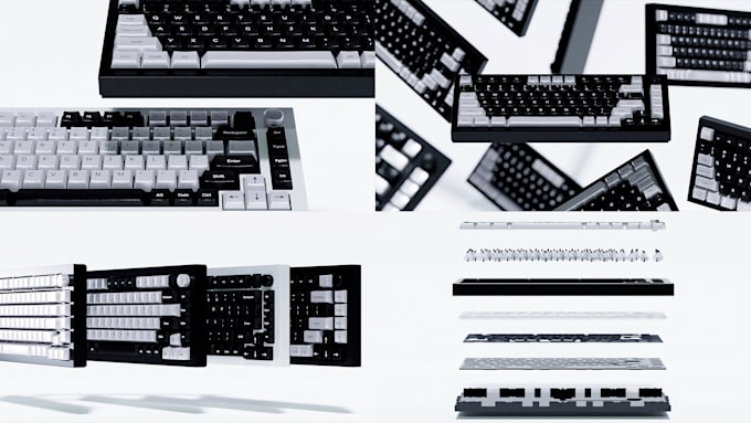 create realistic 3d product renderings