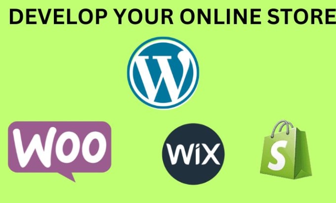 I will create your wordpress, shopify and woocommerce store