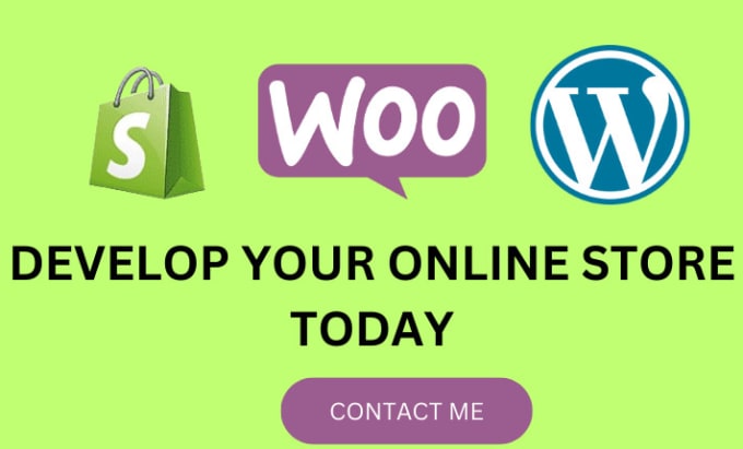 I will create your wordpress, shopify and woocommerce store