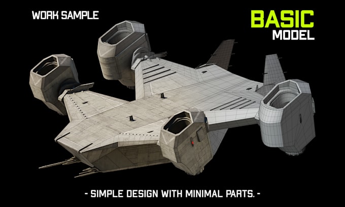 create realistic 3d model for game and animation