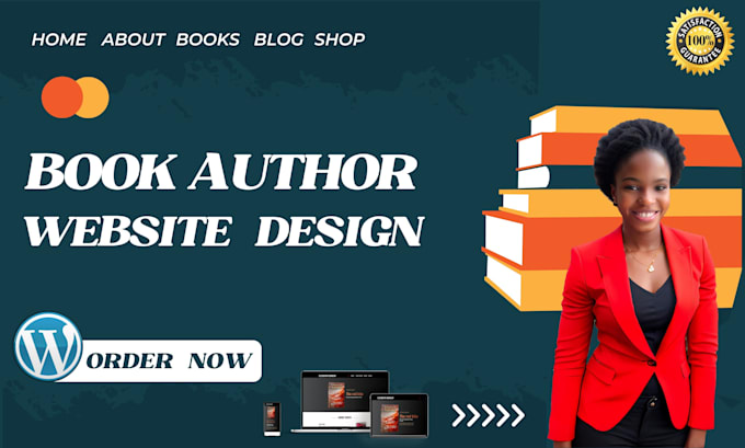 develop book author website, book website, author website